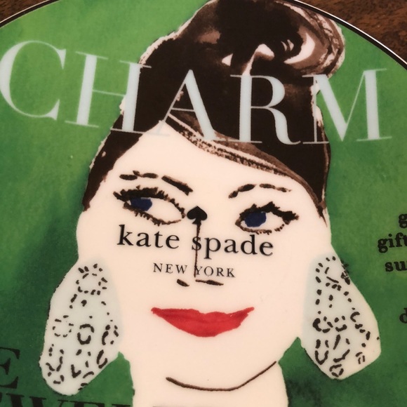 NWT Kate Spade Make Headlines tidbit charm Plates by Lenox - Picture 11 of 12
